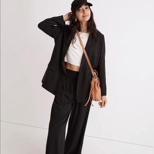 Madewell Drapeweave Caldwell Double-Breasted Blazer